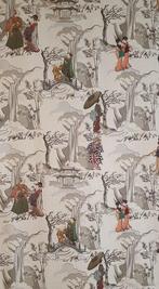 300x280cm! Exclusieve Oosterse stof met Geisha en