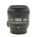 Nikon 40mm F2.8G AF-S DX Micro Nikkor Objectief (Occasion), Ophalen of Verzenden, Zo goed als nieuw, Macrolens