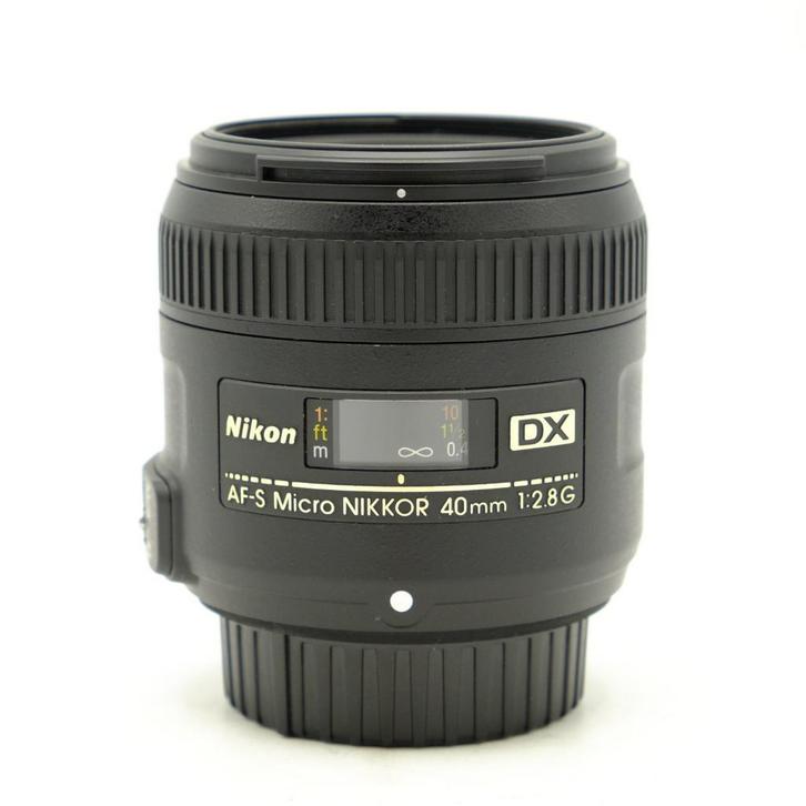 Nikon 40mm F2.8G AF-S DX Micro Nikkor Objectief (Occasion), Audio, Tv en Foto, Fotografie | Lenzen en Objectieven, Macrolens, Zo goed als nieuw