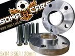 Spacers 20mm 5x114,3 66,1 Renault Kadjar Spoorverbreders, Ophalen of Verzenden