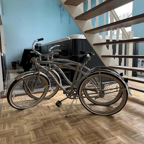 Unieke Retro Cruiser Fiets - JEE-O Edition, Fietsen en Brommers, Fietsen | Cruisers en Lowriders, Cruiser, Zo goed als nieuw, Chroom