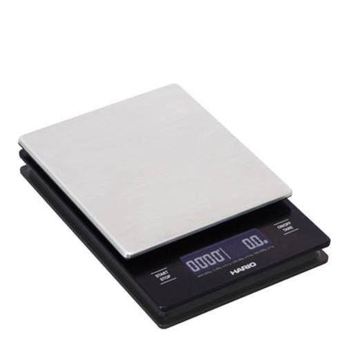 Hario V60 Weegschaal Metaal met Timer (slow coffee), Witgoed en Apparatuur, Koffiemachine-accessoires, Nieuw, Ophalen of Verzenden