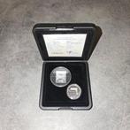 Nederland. Beatrix. Lot van 7 items 2001 waarbij ZILVER, Postzegels en Munten, Munten | Nederland