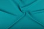 Polyester stof aqua groen - 50m effen stof op rol, Nieuw, Verzenden