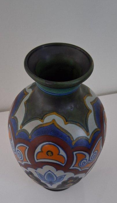 Plateelbakkerij Zuid-Holland - Vaas - Aardewerk - Vaas, Antiek en Kunst, Antiek | Glas en Kristal