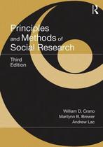 Principles and Methods of Social Research 9780415638562, Verzenden, Gelezen, William D. Crano