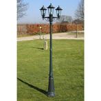 vidaXL Tuinlantaarn met 3 armen 215 cm aluminium, Tuin en Terras, Buitenverlichting, Verzenden, Nieuw, Aluminium, Staande lamp