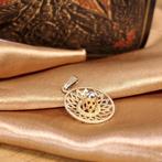 Gouden hanger van een sombrero (Hanger of bedel), Ophalen of Verzenden, Gebruikt, Goud, Overige merken