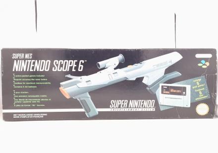 SNES Nintendo Scope 6 LazerBlaster + Game + Receiver Boxed, Spelcomputers en Games, Spelcomputers | Nintendo Super NES, Zo goed als nieuw