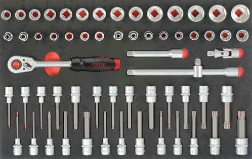 Foam Doppen combinatieset 61 delig, Auto diversen, Autogereedschap, Verzenden