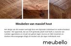 Ronde salontafel INDUSTRIELE OPSLAG 60cm wit natuurlijk, Ophalen of Verzenden, Nieuw
