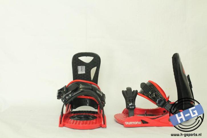 Refurbished - Snowboard bindingen - Burton - M, Sport en Fitness, Snowboarden, Bindingen, Gebruikt, Ophalen of Verzenden