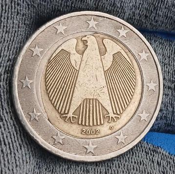 Duitsland. 2 Euro 2002 G With Deformed Heart  (Zonder beschikbaar voor biedingen