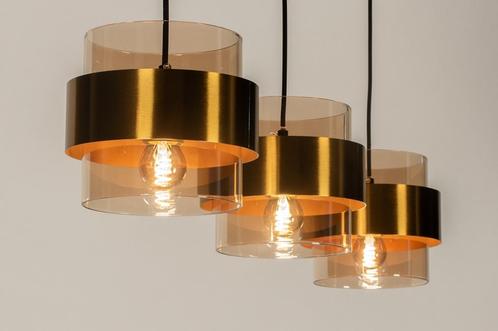 Rietveld Licht - Hanglamp met drie, Huis en Inrichting, Lampen | Hanglampen, Verzenden