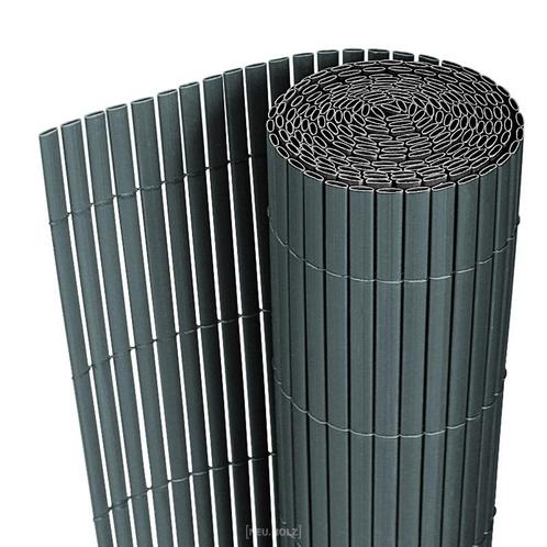 Flexibele tuinscherm Hidden balkonscherm PVC 150x300 cm grij, Tuin en Terras, Tuinschermen, Nieuw, Verzenden