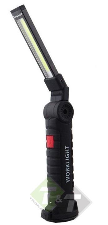 Werklamp Oplaadbaar, Looplamp LED 3W COB + 1 SMD, Doe-het-zelf en Verbouw, Bouwverlichting, Overige typen, Nieuw, Ophalen of Verzenden