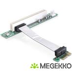 Delock 41856 Riser Card PCI Express x1 > 1 x PCI met, Verzenden, Nieuw