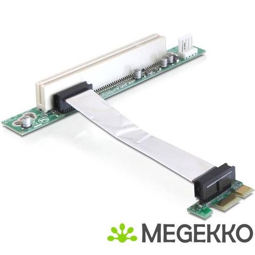 Delock 41856 Riser Card PCI Express x1 > 1 x PCI met, Computers en Software, Pc- en Netwerkkabels, Nieuw, Verzenden
