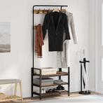 vidaXL Kapstok met plank Oud hout 75 x 34 x 184 cm Bewerkt, Huis en Inrichting, Woonaccessoires | Kapstokken, Verzenden, Nieuw