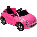 Elektrische Fiat 500 Roze Kinderauto Accu Auto Speelgoed