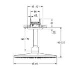 Regendoucheset Grohe Rainshower SmartActive 31 cm met, Doe-het-zelf en Verbouw, Sanitair, Ophalen of Verzenden, Nieuw