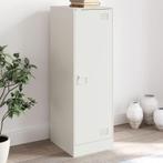 vidaXL Dressoir 34,5x39x107 cm staal wit, Huis en Inrichting, Kasten | Dressoirs, Minder dan 50 cm, Verzenden, Nieuw, Metaal