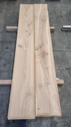 Restpartij 15,21 m2 eiken multiplank, onbehandeld, Ophalen, Minder dan 25 mm, Eiken, Zo goed als nieuw