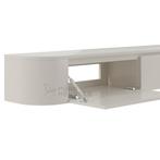 Dulce curved TV-Meubel zwevend beige 240 cm, Ophalen of Verzenden, Nieuw