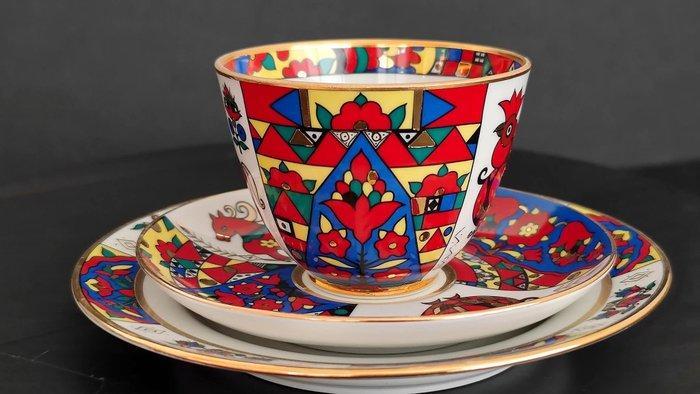 Lomonosov Imperial Porcelain Factory - Theekopje (3) - 3 pc, Antiek en Kunst, Antiek | Meubels | Tafels