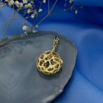 Gouden organische hanger (kettinghanger, gouden hanger), Ophalen of Verzenden, Gebruikt, Goud, Overige merken