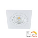 LED spot XL kantelbaar 7Watt vierkant WIT IP65 dim, Ophalen of Verzenden, Nieuw