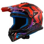 LS2 MX708 Fast II Wash Rood Offroad Helm, Motoren, XXL, Nieuw met kaartje, Overige merken, Offroadhelm