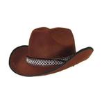 Cowboy hoeden bruin volwassenen - Cowboyhoeden, Hobby en Vrije tijd, Feestartikelen, Ophalen of Verzenden, Nieuw