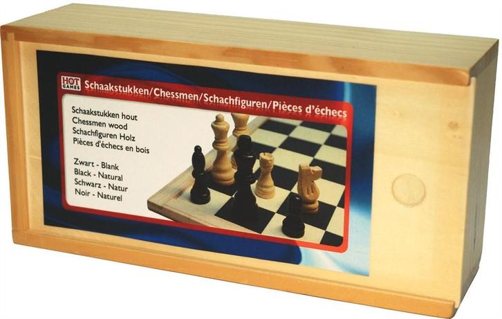 Schaakstukken Koningshoogte 77 mm | HOT Games -, Hobby en Vrije tijd, Gezelschapsspellen | Bordspellen, Nieuw, Verzenden