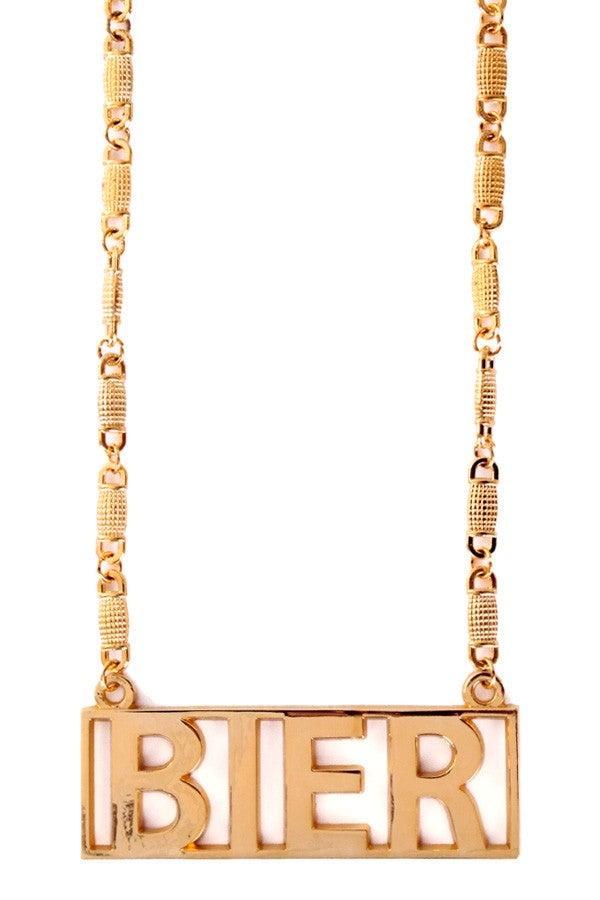 Bier Ketting Goud, Hobby en Vrije tijd, Feestartikelen, Verzenden