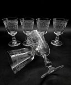 Baccarat - Drinkservies voor 6 (6) - Griekse gravure -, Antiek en Kunst