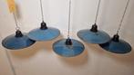 Plafondlamp - Emaille, Staal - Emaille lamp 5 stuks