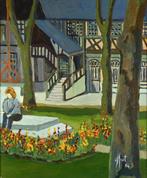 Yves Offret (1946-2004) - Laître Saint Maclou, Rouen, Antiek en Kunst