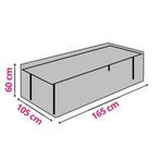 Tuintafelhoes | Perel | 165 x 105 x 60 cm (Polyester, Taupe), Verzenden, Nieuw