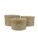 Opbergmand | Decoris | Ø 25.5 centimeter | 3 stuks, Verzenden, Nieuw