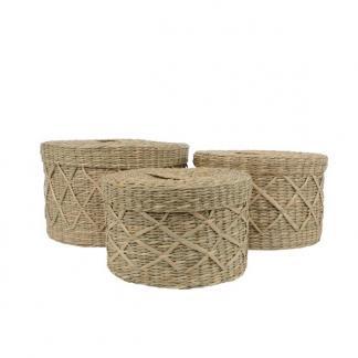 Opbergmand | Decoris | Ø 25.5 centimeter | 3 stuks, Huis en Inrichting, Woonaccessoires | Overige, Nieuw, Verzenden