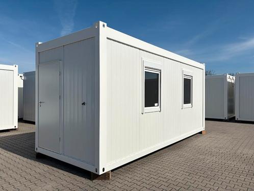 Kantoorunit - 6 x 2,5 meter met 2 zijramen rechts (NU625ZR2R, Zakelijke goederen, Machines en Bouw | Keten en Containers, Ophalen of Verzenden