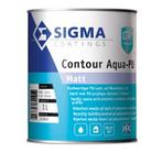 Sigma Contour Aqua Matt / Sigma Watergedragen Houtlak Matt, Verzenden, Wit, Nieuw, Lak