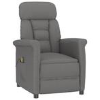 vidaXL Massagestoel Donkergrijze Microvezel, Sport en Fitness, Massageproducten, Verzenden, Nieuw