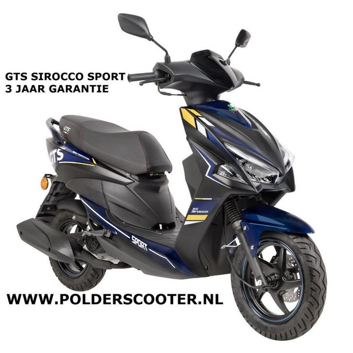 GTS SIROCCO SPORT / 3 JAAR GARANTIE/KWALITEIT EN BETAALBAAR!, Fietsen en Brommers, Scooters | Overige merken, Nieuw, Ophalen