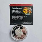 Cookeilanden. 5 Dollars 2013 Frilled Neck Lizard, 1 Oz