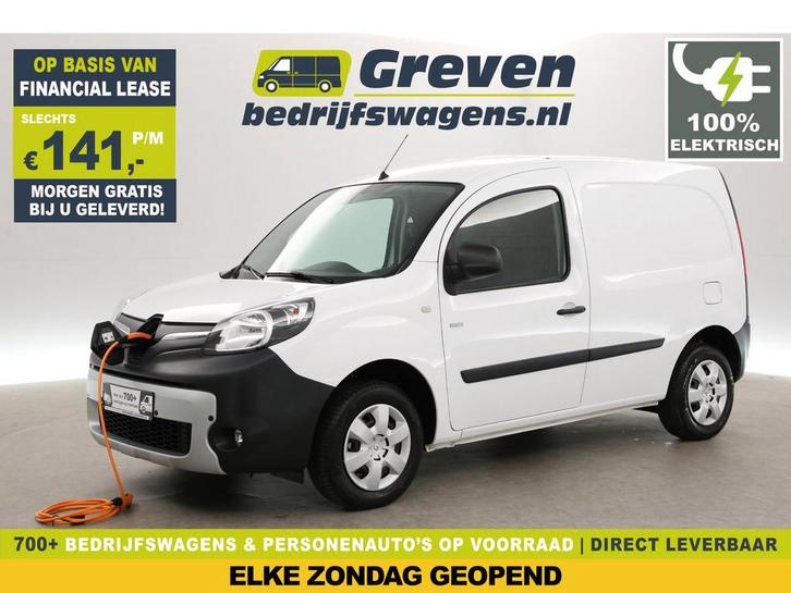 Renault Kangoo Z.E. 33 kWh Huur-Accu | SOH 94% |, Auto's, Bestelauto's, Te koop, Automaat, Financial lease, Elektrisch, Wit, Renault
