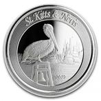 St. Kitts en Nevis - Pelikaan 1 oz 2019 (25.000 oplage), Zilver, Losse munt, Verzenden, Midden-Amerika