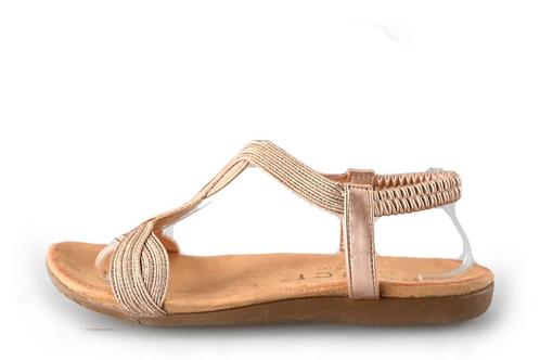 DSTRCT Sandalen in maat 38 Brons | 10% extra korting, Kleding | Dames, Schoenen, Overige kleuren, Zo goed als nieuw, Sandalen of Muiltjes