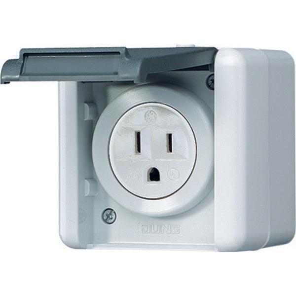 Jung WG800 Wandcontactdoos (WCD schakelmateriaal) -, Doe-het-zelf en Verbouw, Elektra en Kabels, Overige typen, Nieuw, Verzenden